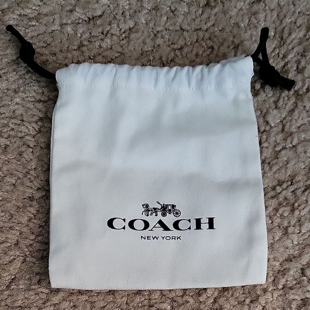 Coach Ivory Drawstring Bag